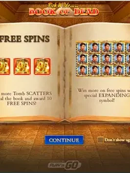 Book of Dead slot in the Cas2bet Casino lobby