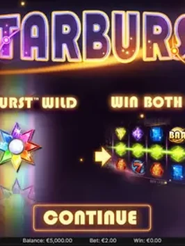 Starburst slot in the Cas2bet Casino lobby